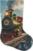 (image for) Christmas Train at Night Stocking (Right) - Cross Stitch Chart @