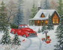 (image for) Christmas Tree Cabin (Large) - Cross Stitch Chart