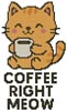 Coffee Right Meow (Facebook Group) - Cross Stitch Chart @ (image for) Coffee Right Meow (Facebook Group) - Cross Stitch Chart @