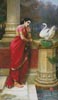 (image for) Damayanti talking to the Royal Swan about Nala Large-CrossStitch
