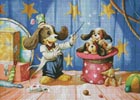 Dog Magician - Cross Stitch Chart (image for) Dog Magician - Cross Stitch Chart