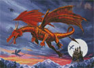 Dragon Flight - Cross Stitch Chart (image for) Dragon Flight - Cross Stitch Chart