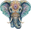 Elephant Mandala 1 (Large) - Cross Stitch Chart @ (image for) Elephant Mandala 1 (Large) - Cross Stitch Chart @