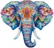 Elephant Mandala 4 - Cross Stitch Chart @ (image for) Elephant Mandala 4 - Cross Stitch Chart @
