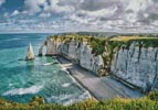(image for) Etretat, France - Cross Stitch Chart