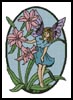 Fairy Oval - Cross Stitch Chart (image for) Fairy Oval - Cross Stitch Chart