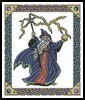 Fantasy Wizard - Cross Stitch Chart (image for) Fantasy Wizard - Cross Stitch Chart