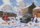 (image for) Farm in Winter (Large) - Cross Stitch Chart