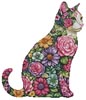 (image for) Floral Cat 1 - Cross Stitch Chart @