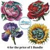 Flower Dragons Bundle - Cross Stitch Chart @ (image for) Flower Dragons Bundle - Cross Stitch Chart @