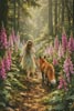 (image for) Foxglove Fairy (Large) - Cross Stitch Chart @