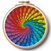 Fractal Design Hoop (Small) - Cross Stitch Chart (image for) Fractal Design Hoop (Small) - Cross Stitch Chart