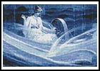 Frigg Spinning the Clouds - Cross Stitch Chart (image for) Frigg Spinning the Clouds - Cross Stitch Chart