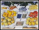 (image for) Fruit displayed on a stand - Cross Stitch Chart