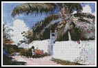 (image for) A garden in Nassau - Cross Stitch Chart