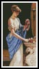 A Girl in a classical dress - Cross Stitch Chart (image for) A Girl in a classical dress - Cross Stitch Chart