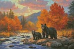 (image for) Golden Crossing (Large) - Cross Stitch Chart