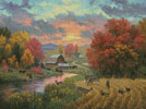 Golden Retreat - Cross Stitch Chart (image for) Golden Retreat - Cross Stitch Chart