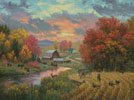 Golden Retreat (Large) - Cross Stitch Chart (image for) Golden Retreat (Large) - Cross Stitch Chart
