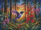 (image for) Goodnight Hummingbird - Cross Stitch Chart