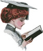 Graduation Red - Cross Stitch Chart (image for) Graduation Red - Cross Stitch Chart