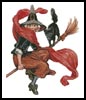 (image for) Halloween Witch 2 - Cross Stitch Chart