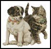 Kitten Puppy - Cross Stitch Chart (image for) Kitten Puppy - Cross Stitch Chart