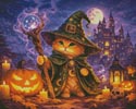 (image for) Kitten Wizard (Large) - Cross Stitch Chart @