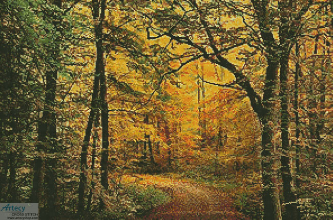 (image for) Autumn Forest - Cross Stitch Chart