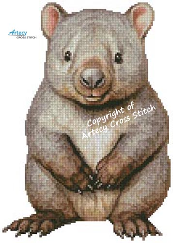 (image for) Baby Wombat - Cross Stitch Chart @