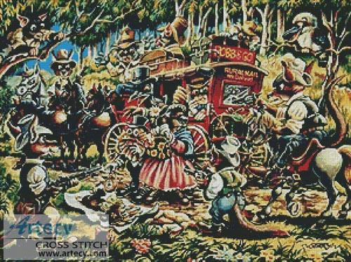 (image for) Bail Up - Cross Stitch Chart