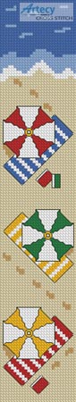 (image for) Beach Bookmark - Cross Stitch Chart