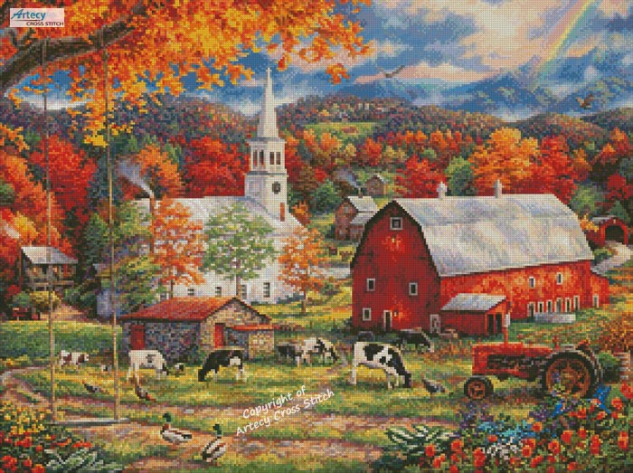 (image for) Blessings of the Country - Cross Stitch Chart