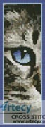 (image for) Blue Eye Bookmark - Cross Stitch Chart