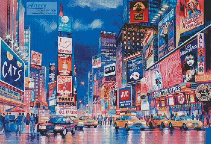 (image for) Broadway - Cross Stitch Chart