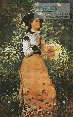 (image for) The Butterfly Girl - Cross Stitch Chart