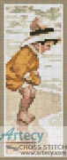 (image for) By the sea Bookmark - Cross Stitch Chart