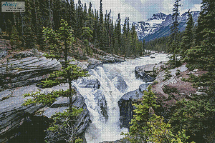 (image for) Canada Landscape - (Facebook Group) Cross Stitch Chart