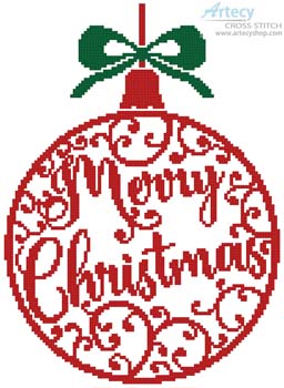 (image for) Christmas Bauble 1 - Cross Stitch Chart