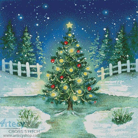 (image for) Christmas Tree - Cross Stitch Chart