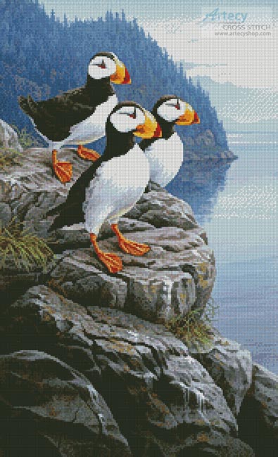 (image for) Cliff Dwellers - Cross Stitch Chart