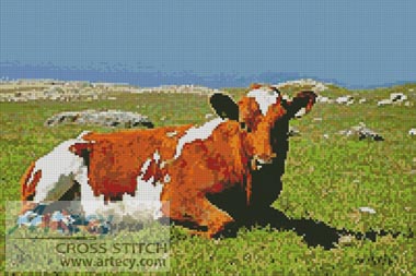 (image for) Cow - Cross Stitch Chart