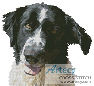 (image for) Dog Close Up - Cross Stitch Chart