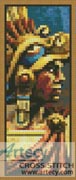(image for) Eagle Man Bookmark - Cross Stitch Chart