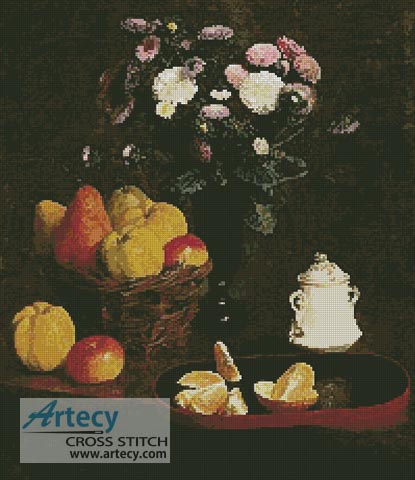 (image for) Flowers and Fruit 3 - Cross Stitch Chart
