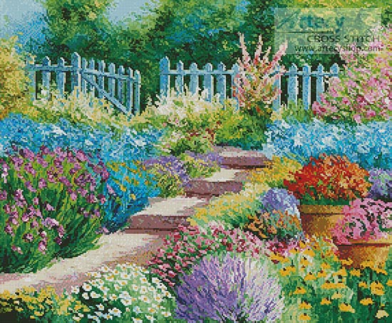 (image for) Flowers of the Garden - Cross Stitch Chart