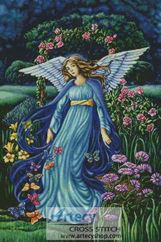 (image for) Garden Angel - Cross Stitch Chart