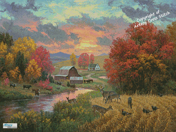 (image for) Golden Retreat - Cross Stitch Chart