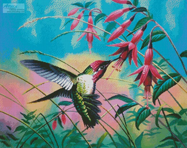 (image for) Hummingbird - Cross Stitch Chart