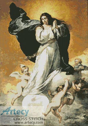 (image for) Immaculate Conception - Cross Stitch Chart